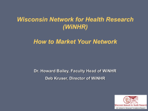 Wisconsin Network for Health Research (WiNHR)