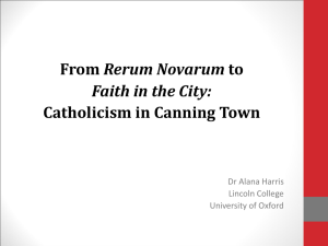 Catholicism in Canning Town