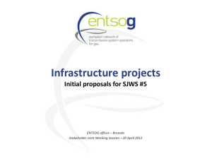Draft initial proposal for infrastructure project