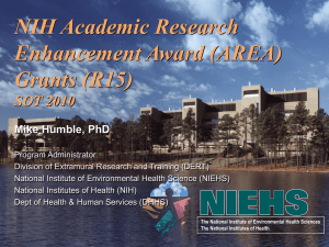 Academic Research Enhancement Awards (AREA)