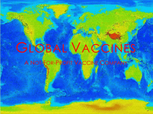 Global Vaccines - Research at Carolina