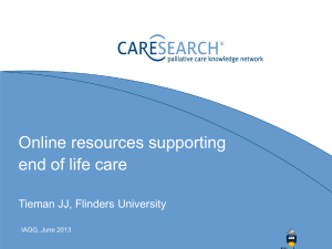 Online resources supporting end of life care (5.54MB