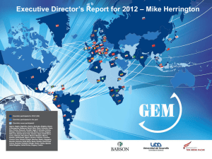 Executive Director`s Report for 2012