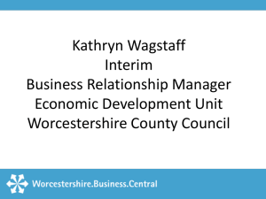 Kathryn Wagstaff Interim Business Relationship Manager