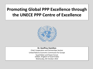 Promoting Global PPP Excellence through the UNECE PPP Centre