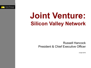 Joint Venture: Silicon Valley - Cities Association of Santa Clara County
