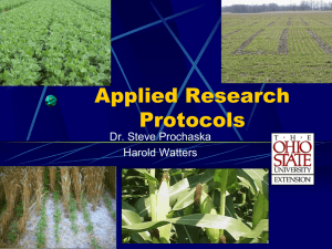 protocol-objectives - Agronomic Crops Network