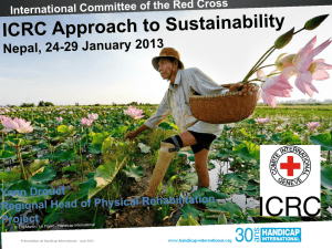 ICRC_Presentation_ENG - Handicap International Seminars