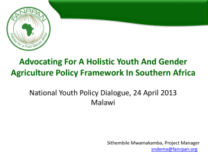 Malawi Dialogue 24 April 2013