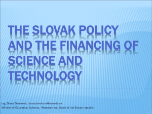 Science and Technology in Slovakia
