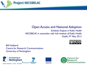 Open Access and National Adoption