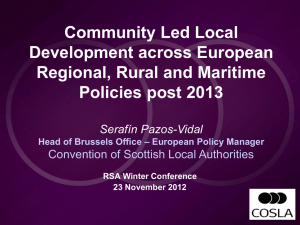 Community Led Local Development across European Regional
