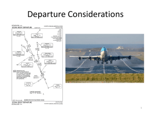 Departure Considerations and Procedures