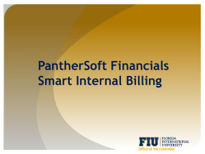 Smart Internal Billing