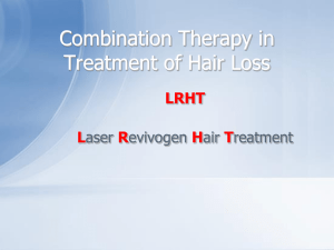 View LRHT Presntation - Hair Loss Treatment Dubai