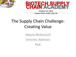 Profitability modeling enables supply chain opportunities