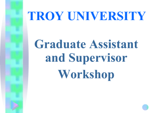Graduate Assistantship & Fellowship Workshop