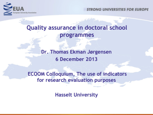 The impact of international trends in doctoral education