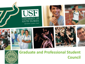 GPSC Overview 2012-2013 - Graduate and Professional Student