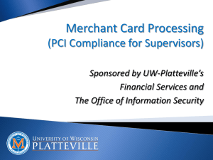 Credit Card Supervisor Training Powerpoint (8/2014)