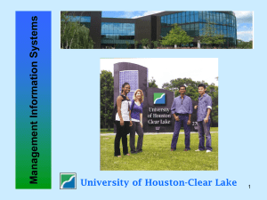 MIS Undergraduate Recruitment - University of Houston