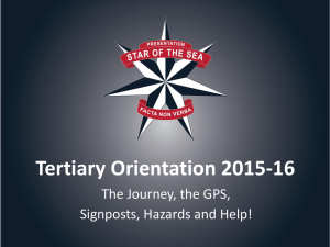 Tertiary Orientation 2011-12