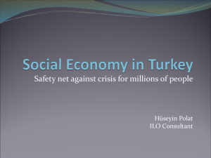 Social Economy in Turkey