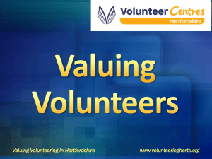 Valuing Volunteer Management 6 Point Promise