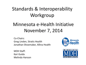PPT: 278KB/38pgs - Minnesota Department of Health