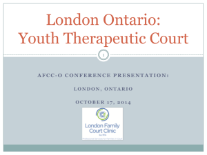 London Family Court Clinic-Youth Therapeutic Court