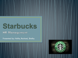 Starbucks HR Management