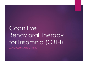 VA Training in Cognitive Behavioral Therapy for Depression (CBT-D)