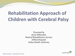 Cerebral Palsy - REHAB Dubai 2010