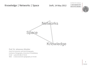 Networks - Regional Studies Association