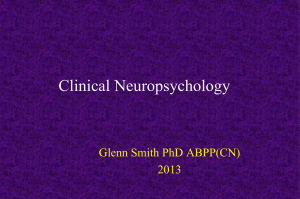 Neuropsychology of Alzheimer*s Disease