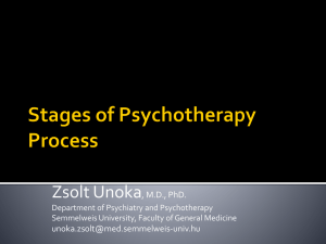 Stages of Psychotherapy Process