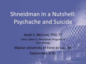 Psychache - Prevent Suicide Wisconsin