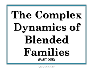 The Complex Dynamics of Blended Families