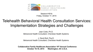 Implementation: Challenges - Collaborative Family Healthcare