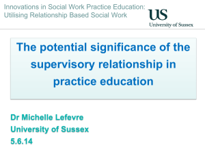 the paper in full - Centre for Social Work Practice