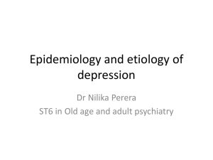 depression - School of Psychiatry