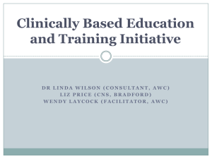 Linda Wilson (Clinically Based E&T W2)
