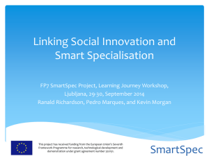 Linking Social Innovation and Smart Specialisation