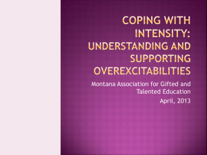 Coping With Intensity