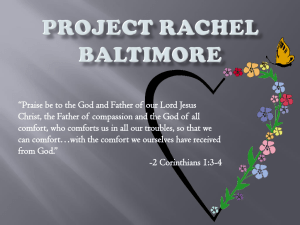 Project Rachel Informational Powerpoint