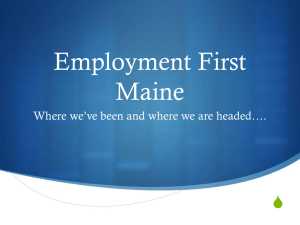 About Employment First Maine