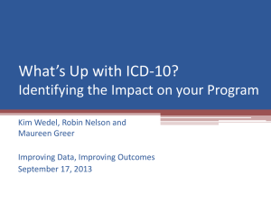 What`s Up with ICD-10?