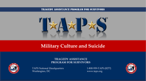 Military Culture and Suicide