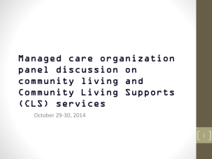(CLS) services - Tennessee Community Organizations