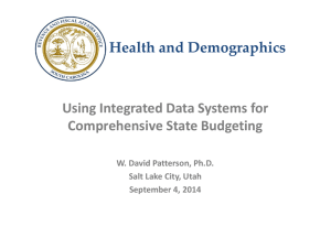 (Integrated Data Systems). - National Association of State Budget